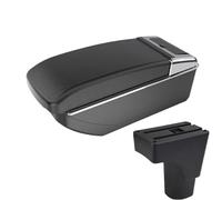 DIQXLGS Para Datsun GO Para GO Plus Universal Caja Reposabrazos Central Coche Portavasos(B2 línea negra SIN USB)