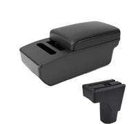 DIQXLGS Para Datsun GO Reposabrazos GO Plus Reposabrazos Central De Coche Universal Caja De Almacenamiento Accesorios De Modificación Caja De Pañuelos(A2 Black Tissue Box)