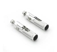 DIQXLGS Para Ducati Para Monster 696 796 1100 S2R S4R S4RS Motocicleta Estribo Universal 8mm Trasero(Plata)