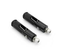 DIQXLGS Para Ducati Para Monster 696 796 1100 S2R S4R S4RS Motocicleta Estribo Universal 8mm Trasero(NEGRO)