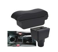 DIQXLGS Para F&ord Para EcoSport 2018 2019-2024 Caja De Reposabrazos Auto Caja Almacenamiento Brazo Accesorios Auto Piezas Retrofit(B2 línea negra 3USB)