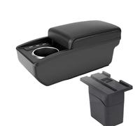 DIQXLGS Para Holden Para Cruze Caja Reposabrazos Brazo 2009 2010 2011 2013 2014 2015 Caja Almacenamiento Consola Central Interior(B2 línea negra 3USB)