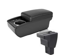 DIQXLGS Para Hyundai I10 Caja Reposabrazos Detalles Piezas Interiores Piezas Retrofit Caja Almacenamiento Accesorio Auto(B3 Negro blanco 3USB)