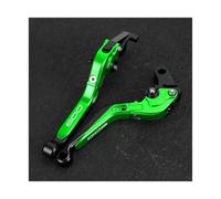 DIQXLGS Para Kawasaki Z500 Para Ninja500 2024-2025 Manetas De Freno Y Embrague Extensibles Plegables Ajustables Para Motocicleta(Verde)