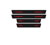 DIQXLGS para KIA para Niro Tiras Paragolpes Maletero Trasero Umbral Pegatina Antiarrazones Film Protector Lateral Vaina Puerta Calcomanías(4 Piezas de umbral de Puerta)