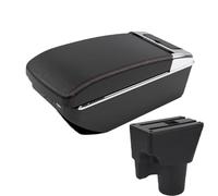 DIQXLGS Para Kia Para Picanto Caja De Descansabrazos Para Picanto 3X-Line Descansabrazos Central Interior De Coche Caja De Descansabrazos Central(A1 Negro rojo 7USB)