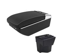 DIQXLGS Para KIA Para Rio 3 Caja De Brazo Para KIA K2 Para X-line Para Rio 3 2011-2016 Accesorios Brazo Auto Interior Caja Almacenamiento(A2 Black line7 USB)