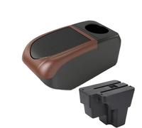 DIQXLGS Para KIA Para RIO Reposabrazos Para KIA Para STONIC Para KIA Para Rio Lx Cerato Reposabrazos Coche Repuesto Retrofit Almacenamiento(B3 Brown frame 6USB)