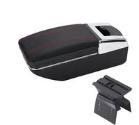 DIQXLGS Para Lada Para Vesta Caja Reposabrazos Para Vesta SW SW Para CROSS SPORT Consola Central Caja Reposabrazos Coche(A1 Negro rojo SIN USB)