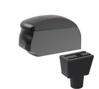 DIQXLGS Para LADA Para XRAY Caja Brazo Auto Caja Almacenamiento Central Piezas Retrofit Accesorios Auto Detalles Piezas Interiores(A1 Black Red single)