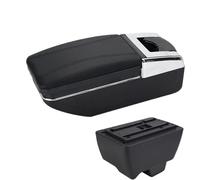 DIQXLGS Para Mahindra Para Bolero Caja Descansabrazos Universal Modificación Almacén Central Auto Accesorios(A2 línea negra Sin USB)