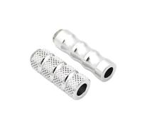 DIQXLGS Para MSX125 CBR600 F4I F2 F3 F4 CBR300RR CBR250R CBR954RR 6mm Motocicleta Reposapiés Pedalero Trasero Pedal Cambio Puntas(Plata)