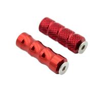 DIQXLGS Para MSX125 CBR600 F4I F2 F3 F4 CBR300RR CBR250R CBR954RR 6mm Motocicleta Reposapiés Pedalero Trasero Pedal Cambio Puntas(ROJO)