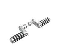DIQXLGS Para MV Para Agusta Para Brutale 750 989 910 920 990 1078 1090 Para Agusta F4 Pedal Freno Moto Aluminio Palanca Cambio Estribera(Plata)