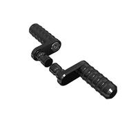 DIQXLGS Para MV Para Agusta Para Brutale 750 989 910 920 990 1078 1090 Para Agusta F4 Pedal Freno Moto Aluminio Palanca Cambio Estribera(NEGRO)