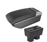 DIQXLGS Para N&issan Para Tiida C11 Para Latio Para Sylphy Caja De Brazo Para Auto Almacenamiento Central Interior Accesorios Para Auto(B3 Black white NO USB)