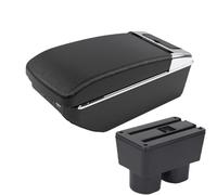 DIQXLGS Para N&issan Para Tiida C11 Para Latio Para Sylphy Caja De Brazo Para Auto Almacenamiento Central Interior Accesorios Para Auto(A2 Black line7 USB)