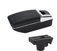 DIQXLGS Para Opel Para Astra Caja De Reposabrazos Para Astra H Caja De Reposabrazos Coche 2004-2014 Caja De Almacenamiento Portavasos(A2 línea negra Sin USB)
