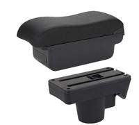 DIQXLGS Para Opel Para Astra Caja Reposabrazos Para Astra H 2006 2007 2008 2009 2010 2011 Reposabrazos Auto Caja Almacenamiento Superficie Curva(C2 Línea negra SIN USB)