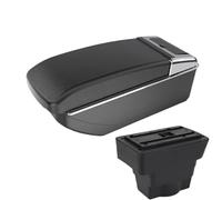 DIQXLGS Para Opel Para Astra J Auto Reposabrazos 2012 2013 2014-2020 Caja De Almacenamiento Pieza De Renovación Accesorio Auto(B2 línea negra SIN USB)