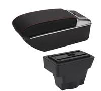 DIQXLGS Para Opel Para Astra Para Astra J 2012-2020 Reposabrazos Auto Caja De Almacenamiento Central Detalles De Interior Accesorios Auto USB(B1 Negro rojo 7USB)