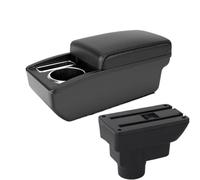 DIQXLGS Para Opel Para Corsa D Caja De Brazo Para Opel Para Corsa Brazo De Coche Caja De Almacenamiento Piezas Interiores(A2 línea negra Sin USB)