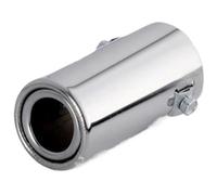 DIQXLGS Para Opel Para Corsa D Tubo De Escape Coche Silenciador Acero Inox Cola Tubo Terminal Para Escape De Coche(Boca recta)