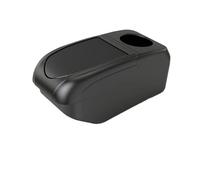 DIQXLGS Para Peugeot 207 Caja De Brazo Auto Caja De Almacenamiento Central Retrofit Interior Accesorios Coche(B1 Black Frame 6USB)