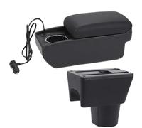 DIQXLGS Para R&enault Para Duster Caja Reposabrazos 2012 2013 2014 2015 2016 2017 2018 Retrofit Interior Caja Almacenamiento Accesorios Auto(A2 Carga rápida)