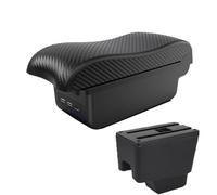 DIQXLGS Para R&enault Para Kaptur Para Kaptur Para Captur QM3 Reposabrazos Coche Piezas Retrofit Accesorios Detalles Interiores(B2 línea negra 3USB)