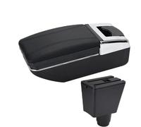 DIQXLGS Para R&enault Para Logan 2 Reposabrazos Para Dacia Para Logan 2 Para Dokker Para Sandero 2 Reposabrazos Para Coche(A2 línea negra Sin USB)