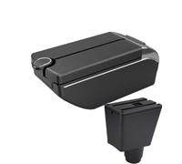 DIQXLGS Para R&enault Para Logan 2 Reposabrazos Para Dacia Para Logan 2 Para Dokker Para Sandero 2 Reposabrazos Para Coche(B3 white line 7 usb)