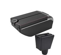 DIQXLGS Para R&enault Para Logan 2 Reposabrazos Para Dacia Para Logan 2 Para Dokker Para Sandero 2 Reposabrazos Para Coche(B1 Red line 7 usb)