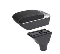 DIQXLGS Para R&enault Para Sandero Stepway Caja De Reposabrazos Caja De Reposabrazos Coche Caja De Almacenamiento Accesorios Coche Retrofit(C3 línea blanca 7USB)