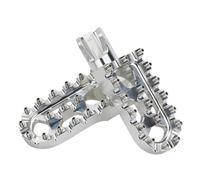 DIQXLGS Para R1200GS LC ADV F750GS F850GS F900 R 1300 GS Para Adventure Reposapiés Billet Anchos Pedales Accesorios Negros(Plata)