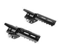 DIQXLGS Para R1200GS LC R1250GS Para Moto Reposapiés Delanteros Plegables Estriberas Soportes de Estriberas(NEGRO)