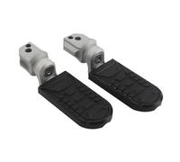 DIQXLGS Para R1300GS R 1300 GS R1300gs R1300 GS 2023- Estriberas Traseras Ajustables Reposapiés Pedales De Motocicleta(Negro Plata)