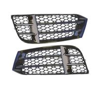 DIQXLGS Para RS5 B8.5 2013 2014 2015 2016 Accesorios Para Coche Parachoques Delantero Lateral Malla Panal Rejilla Luz Antiniebla Cubierta Parrilla DIQXLGS