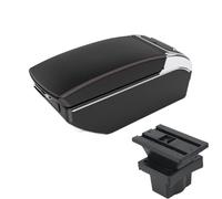DIQXLGS Para S&koda Para Octavia Caja De Brazo Para S&koda Para Yeti Mk2 A5 Caja De Brazo De Coche Caja De Almacenamiento Accesorios De Auto(A1 Negro rojo 7USB)
