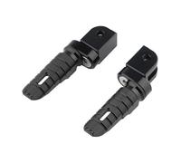 DIQXLGS Para Shotgun 650 Para Hunter 350 Para INTERCEPTOR 650 Para CONTINENTAL 650 GT650 Estriberas Delanteras Conductor Reposapiés Pedales(NEGRO,A)