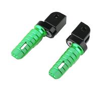 DIQXLGS Para Shotgun 650 Para Hunter 350 Para INTERCEPTOR 650 Para CONTINENTAL 650 GT650 Estriberas Delanteras Conductor Reposapiés Pedales(Verde,A)