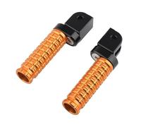 DIQXLGS Para Shotgun 650 Para Hunter 350 Para INTERCEPTOR 650 Para CONTINENTAL 650 GT650 Estriberas Delanteras Conductor Reposapiés Pedales(Naranja,B)