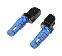 DIQXLGS Para Shotgun 650 Para Hunter 350 Para INTERCEPTOR 650 Para CONTINENTAL 650 GT650 Estriberas Delanteras Conductor Reposapiés Pedales(Azul,A)