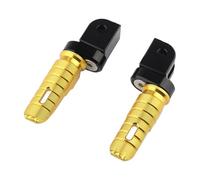 DIQXLGS Para Shotgun 650 Para Hunter 350 Para INTERCEPTOR 650 Para CONTINENTAL 650 GT650 Estriberas Delanteras Conductor Reposapiés Pedales(Oro,A)