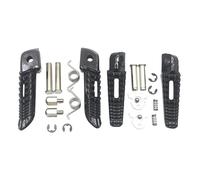 DIQXLGS Para Suzuki GSR400 GSR600 GSXR600 GSXR750 GSXR1000 GSX1300R GSXR1300 Para B-king SV1000 Reposapiés Delanteros Traseros De Moto Estribos(NEGRO,1 juego)
