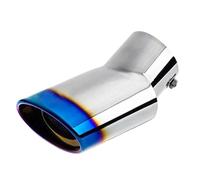 DIQXLGS PARA Suzuki PARA S-cross PARA Scross PARA SX4 2014 2015 2016 2017 Auto Tubo Escape Exterior Punta Silenciador Acero Inox Salida(Azul)