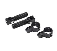 DIQXLGS Para Suzuki Para Vstrom DL650 DL250 250SX DL1000 800DE DL 650 Accesorios Autopista Reposapiés Pedales Reposapiés Abrazaderas(NEGRO)