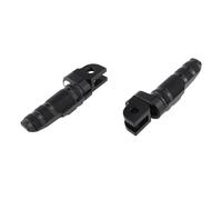 DIQXLGS Para SV650 X SV1000 GSR250 GSR400 GSR600 GSR750 GSX-S750 GSX-S1000 F GSX-S1000GT Reposapiés Delanteros Reposapiés Pedales (NEGRO)