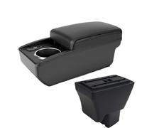 DIQXLGS Para Tata Para Tiago Reposabrazos Coche Con USB Caja Almacenamiento Consola Central Accesorios Decoración Auto(B2 Línea negra 6USB)