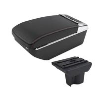 DIQXLGS Para TOYOTA Para RUSS Reposabrazos Para Avanza Para Rush Para Aruz Reposabrazos Coche Retrofit Interior Caja Almacenamiento(A1 Negro rojo 7USB)